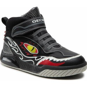 Sneakersy Geox J Inek B. A J169CA 0BU11 C0127 DD Black/White