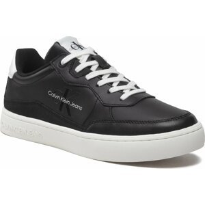 Sneakersy Calvin Klein Jeans Classic Cupsole Lth-Su Mono YM0YM00432 Black/White 0GJ