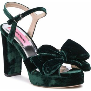 Sandály Custommade Melody Velvet 999620045 Posy Green 336