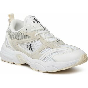 Sneakersy Calvin Klein Jeans Retro Tennis Su-Mesh Wn YW0YW00891 Bright White/Creamy White 02Y