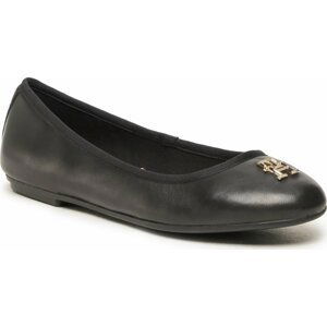 Baleríny Tommy Hilfiger Round Th Ballerina FW0FW07132 Black BDS