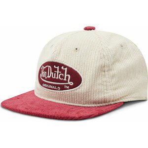 Kšiltovka Von Dutch Unstr Sb Utica 7030226 Beige/Bordaux