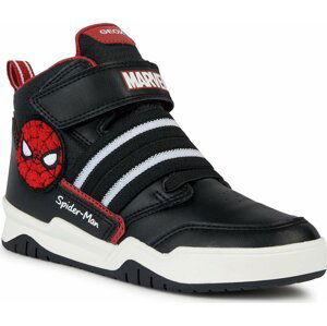 Sneakersy Geox J Perth Boy J367RD 05411 C0048 S Black/Red