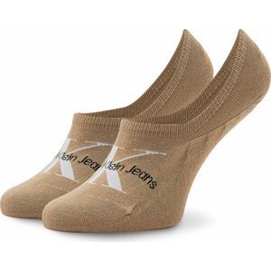 Dámské kotníkové ponožky Calvin Klein Jeans 701218751 Camel 008