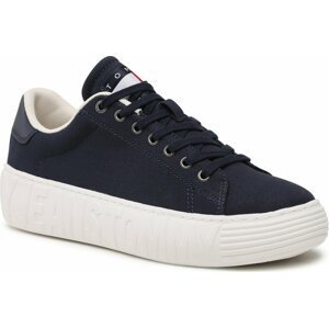 Sneakersy Tommy Jeans Canvas Outsole EM0EM01160 Twilight PQE