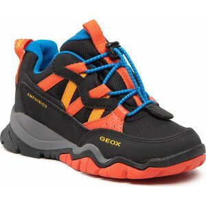 Sneakersy Geox J Montrack B.B Abx B J26HBB 0FUCE C0038 S Black/Orange