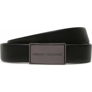 Pánský pásek Armani Exchange 951183 CC525 16520 Nero/Moro