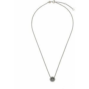 Náhrdelník Tory Burch Kira Enamel Pave Pendant Nackalce 143755 Shiny Hematite/Black Multi 886