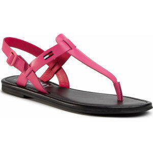 Sandály Tommy Jeans Color Block Basic Thong Sandal EN0EN00908 Blush Red XIF