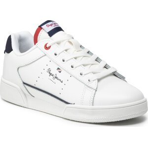 Sneakersy Pepe Jeans Lambert Classic Boy PBS30513 White 800