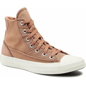 Plátěnky Converse Chuck Taylor All Star Patchwork A04676C Taupe/Red