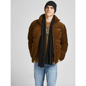 Sada čepice a šál Jack&Jones 12163827 Černá