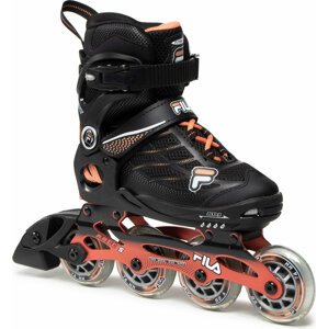 Kolečkové brusle Fila Skates Wizy Alu G 010622175 Black/Salmon