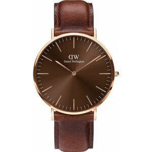 Hodinky Daniel Wellington Classic St Mawes DW00100627 Hnědá