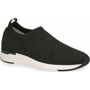 Sneakersy Caprice 9-24700-20 Black Knit 35