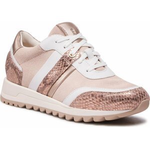 Sneakersy Geox D Tabelya A D16AQA 085RY C1ZH8 White/Rose Gold