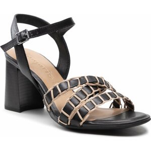 Sandály Tamaris 1-28337-28 Black/Nude 021