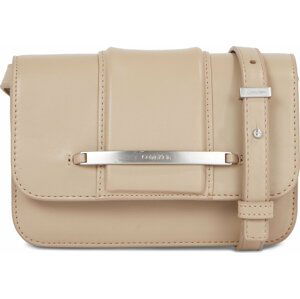 Kabelka Calvin Klein Bar Hardware Crossbody K60K611078 Béžová