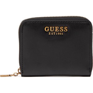 Malá dámská peněženka Guess Laurel Slg Small Zip Around SWVB85 00370 BLACK