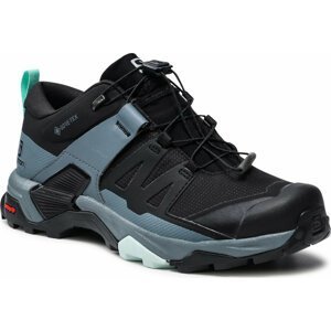 Trekingová obuv Salomon X Ultra 4 Gtx W GORE-TEX 412896 23 V0 Black/Stormy Weather/Opal Blue