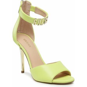 Sandály Guess Monita FL5MON LEA03 LIME