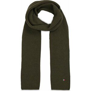 Šál Tommy Hilfiger Essential Flag Scarf AM0AM11480 Army Green RBN