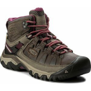 Trekingová obuv Keen Targhee III Mid Wp 1018178 Weiss/Boysenberry