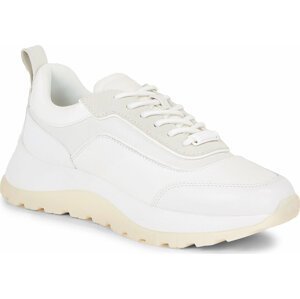 Sneakersy Calvin Klein 2 Piece Runner S Lace Up-Nano Mn HW0HW01644 Bright White YBR