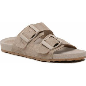 Nazouváky Manebi Suede Traveler Nordic Sandals W 1.9 RT Vintage Taupe