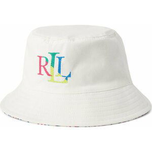 Klobouk Lauren Ralph Lauren Rvrsb Bucket 454914475001 White Multi