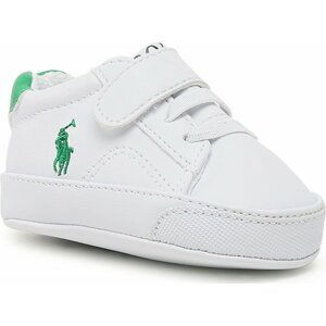 Sneakersy Polo Ralph Lauren Theron V Ps Layette RL100719 White Smooth/Green w/ Green PP