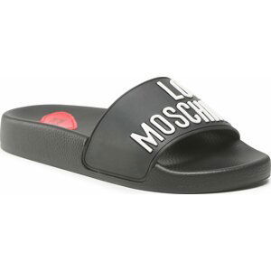 Nazouváky LOVE MOSCHINO JA28052G1GI14000 Nero/Logo Bianco