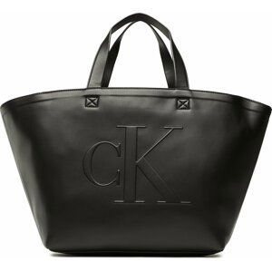 Kabelka Calvin Klein Jeans Sculpted Shopper27 Pipping K60K610310 BDS