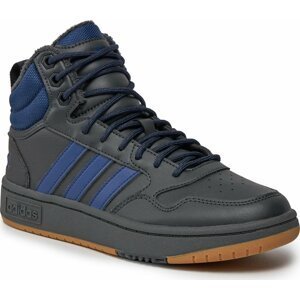 Boty adidas Hoops 3.0 Mid IF2635 Carbon/Dkblue/Gum4