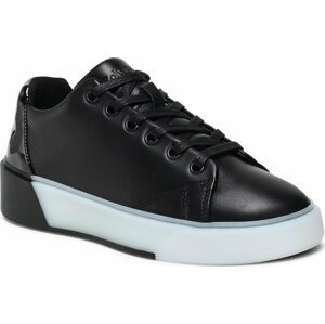 Sneakersy Calvin Klein Heel Counter Cupsole Lace Up HW0HW01378 Black/Fume 0GM