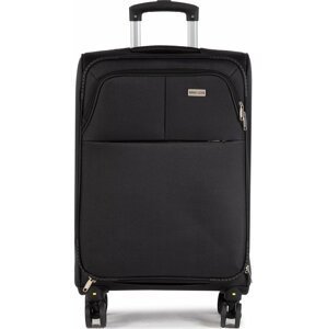 Malý textilní kufr Semi Line T5514-3 Černá
