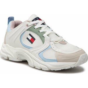 Sneakersy Tommy Jeans City Runner Wmn EN0EN01879 Ecru YBL