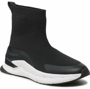 Sneakersy Calvin Klein Sock Boot HW0HW01589 Black BEH