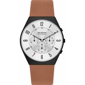 Hodinky Skagen Grenen Chronograph SKW6823 Brown