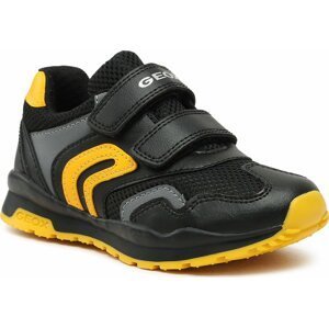 Sneakersy Geox J Pavel Boy J0415A 01454 C0054 S Black/Yellow