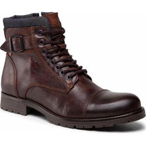 Kozačky Jack&Jones Jfwalbany 12140938 Brown Stone