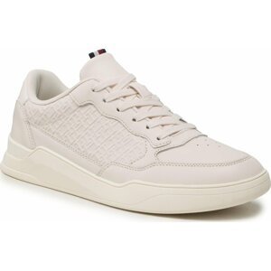 Sneakersy Tommy Hilfiger Elevated Cupsole Mono Detail FM0FM04698 Weathered White AC0