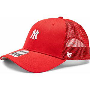 Kšiltovka 47 Brand MLB New York Yankees Base Runner Mesh 47 MVP B-BRNMS17CTP-RD Červená