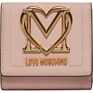 Pouzdro na kreditní karty LOVE MOSCHINO JC5723PP0HKG0601 Cipria