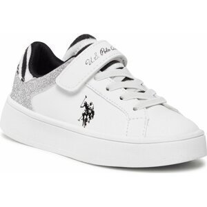 Sneakersy U.S. Polo Assn. BRYGIT001 Whi-Sil01