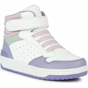 Sneakersy Geox J Washiba Girl J36HXA 05415 C8326 S Lilac/Off White