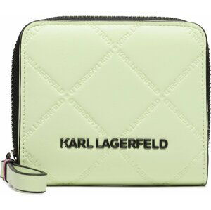 Malá dámská peněženka KARL LAGERFELD 230W3249 Zelená