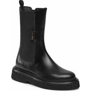 Kotníková obuv s elastickým prvkem Max Mara Englishboot 23479613336 Black