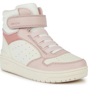 Sneakersy Geox J Washiba Girl J36HXA 05415 C1M8W M Lt Ivory/Lt Rose