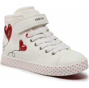 Sneakersy Geox Jr Ciak Girl J3504H01054C0050 S White/Red